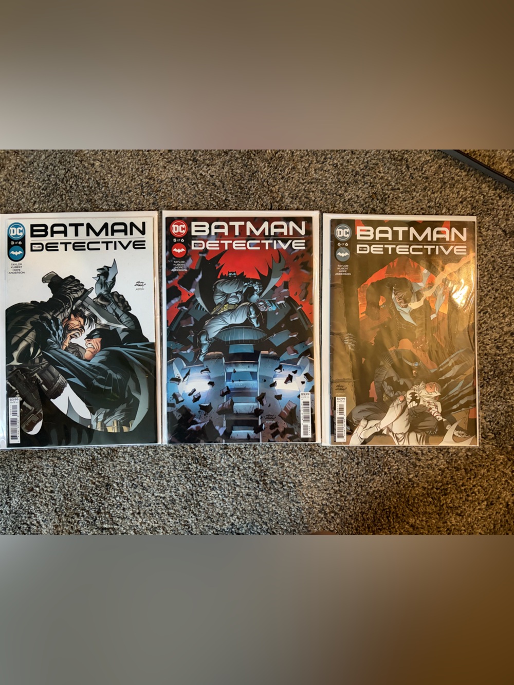 DC Comics Batman Detective Comic Lot - Issues 3, 5 & 6